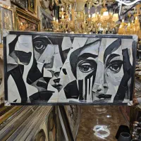 تابلو نقاشی جدید طرح کوبیسم