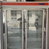 یخچال دو درب ایستاده ویترینی