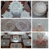 قندان ژاپن پارچ کاسه رومیزی ترمه ابریشم پشتی تابلو