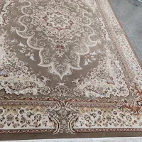 3تخته فرش 9متری مروارید گردویی  گل برجسته|فرش|قم, نیروگاه|دیوار