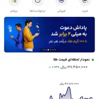 طلا هدیه بگیر با کد دعوت