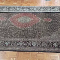 فرش دستباف تبریز ماهی گل ابریشم