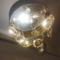 دوعدد لوستر رنگ شیری اسپرت