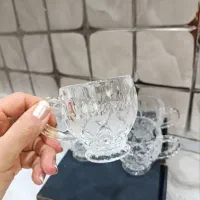 ظروف پذیرایی کریستال صورتی