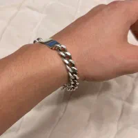 دستبند کارتیر نقره مردانه
