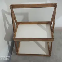 استند دو طبقه چوبی