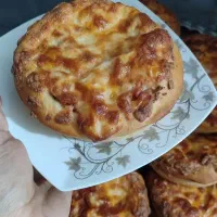 کیک پیتزا تکنفره خانگی