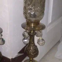 یک جفت شمعدان برنزی