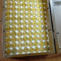 سکه برنز پهلوی ضرب یک|کلکسیون سکه، تمبر، اسکناس|کاشمر, |دیوار