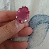 انگشتری یاقوت قرمز کهنه وکمیاب با رکاب نقره قجری|جواهرات|تهران, المهدی|دیوار
