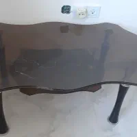 گل میز شیشه ای