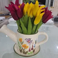 گلدان و گل