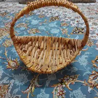 سبد حصیری سفید و قهوه ای همه با هم ۴۰۰|صنایع دستی و سایر لوازم تزئینی|تهران, دولتآباد|دیوار