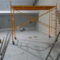 چهارپایه داربستی چرخ دار|خدمات پیشه و مهارت|خرمآباد, |دیوار