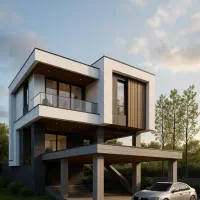 فروش بنای نیمه کاره ۱۰۰ متری دونبش در چالوس