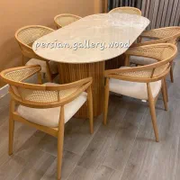 میز ناهارخوری شرکتی وصندلی نیلو مستقیم از کارخانه