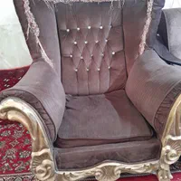 سرویس مبل ۷ نفره نیمه سلطنتی|مبلمان خانگی و میز عسلی|گناباد, |دیوار