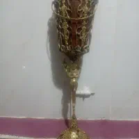 جا دستمال و سطل آشغال برنز