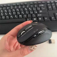 موس و کیبورد سایلنت بی سیم Hatron|قطعات و لوازم جانبی رایانه|مشهد, حسابی جنوبی (شهرک غرب)|دیوار