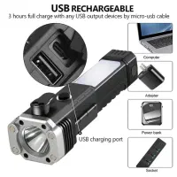 چراغ قوه ۸ کاره دستی