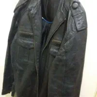 کاپشن چرم طبیعی درحدنونو