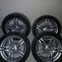 رینگ استرامبلی‌ و لاستیک سایز 15|قطعات یدکی و لوازم جانبی|شهر بابک, |دیوار