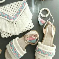 مکرومه بافی|کیف، کفش، کمربند|کرمان, |دیوار