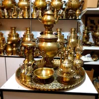 کلکسیونی برنجی aaduri ذغالی سماور مسی زغالی گازی|کلکسیون اشیاء عتیقه|اصفهان, دستگرده|دیوار