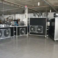 دستگاه هیتر کابینتی بخاری گلخانه صنعتی 240 گازی