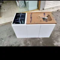 کابینت 3درب سینک تک لگن 80در50مدل k6