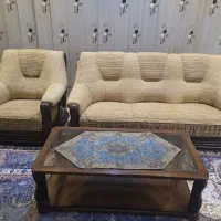 مبل هفت نفره چوبی