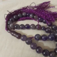 تسبیح آمیتیست معدنی