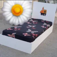 تختخواب تک نفره باتشک طبی فنری