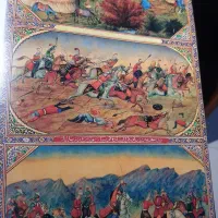 کتاب نفیس و کمیاب شاهکارهای نگارگری ایران|کتاب و مجله تاریخی|اصفهان, چرخاب|دیوار