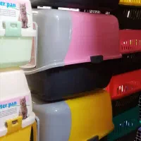 ظرف خاک، بیلچه و خاک گربه|لوازم جانبی حیوانات|ارومیه, |دیوار