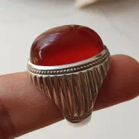 انگشتر فدیوم مهدی جدی عقیق سرخ|جواهرات|تهران, بازار|دیوار