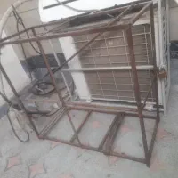 سطل زباله ۱۲۰ لیتری بهمراه قفس کولر گازی|ظروف نگهدارنده، پلاستیکی، یکبارمصرف|اهواز, یوسفی|دیوار