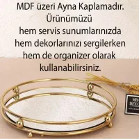 سینی استیل ابکاری کروم کف اینه برند ترک|ظروف سرو و پذیرایی|تهران, نیروی دریایی|دیوار