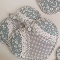 دوخت سرویس آشپزخانه به صورت سرویس وتک|سفره، حوله، دستمال آشپزخانه|تهران, وردآورد|دیوار