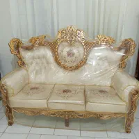 مبل استیل سلطنتی ۷نفره به همراه میز جلو مبلی