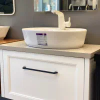 روشویی کابینتی لوکس PVC|لوازم سرویس بهداشتی|مشهد, عامل|دیوار