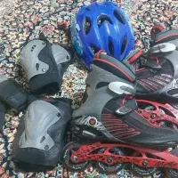 اسکیت با تجهیزات