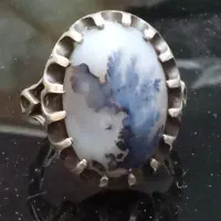 انگشتر نقره شجره یخی