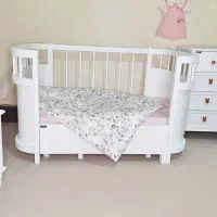 سرویس خواب سیسمونی کودک و نوجوان / تخت/ کمد/ دراور|تخت و سرویس خواب|مشهد, حضرت حجت|دیوار