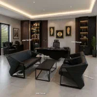 میز مدیریت لمسه هلال مبل چهار نفره فدرال ۰۱|دفتر کار|کرمانشاه, |دیوار