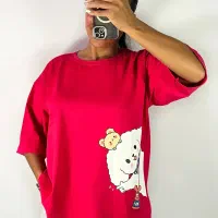 تیشرت باکسی طرحدار|لباس|ایلام, |دیوار