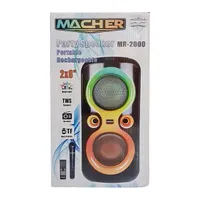 اسپیکر پارتی باکس مچر مدل Macher MR-2000|پخش‌کننده همراه|اصفهان, فیض|دیوار