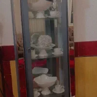 بوفه و میز تلویزیون و ساعت  طوسی