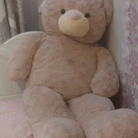 خرس یاسی رنگ بزرگ. نو بدون مشکل و کثیفی.