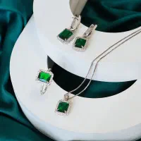 نیم ست نقره زنانه جی تی ای مدل جی لوکس با قیمت منا|جواهرات|رشت, بازار|دیوار